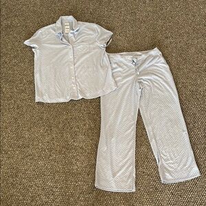 NWT Soma Light Blue Pajama Set M/L